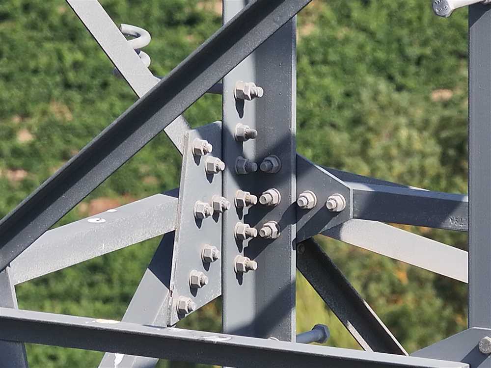 Assemblage boulonné d'une structure métallique